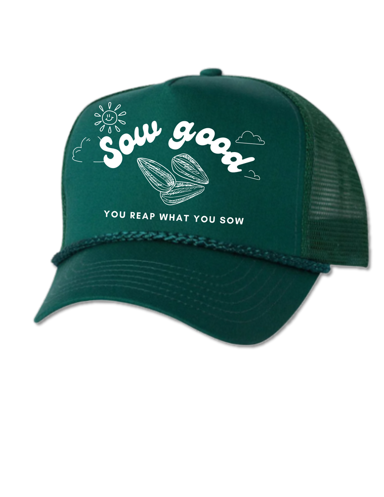 Sow Good Trucker Hat - Emerald