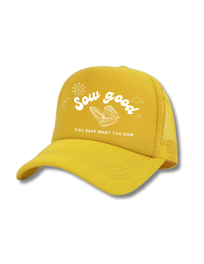 Sow Good Trucker Hat - Mustard