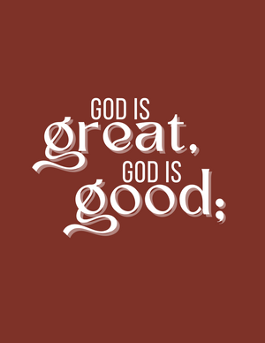 
                  
                    Load image into Gallery viewer, God is Great Tee - Rust
                  
                